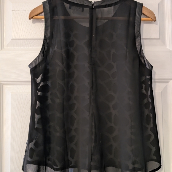 ASTR the Label Women's Black Mesh Sleeveless Top Size Medium - Picture 5 of 5